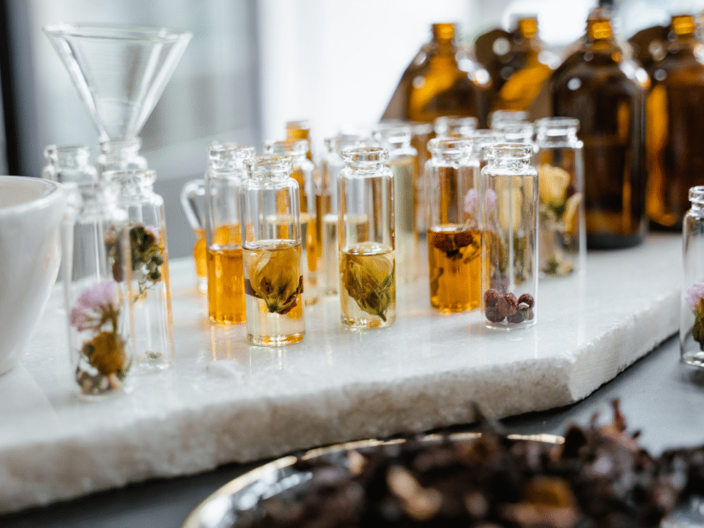 different kinds of essential oil
