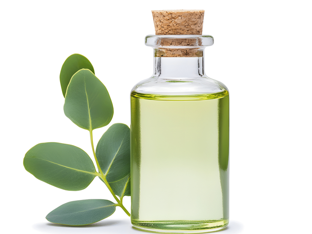 bottle of essential oil