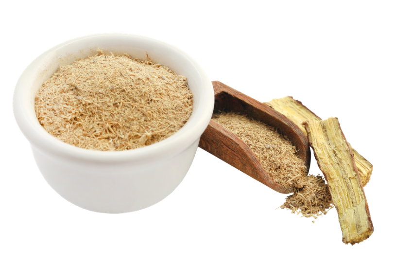 natural powder from branch of a tree